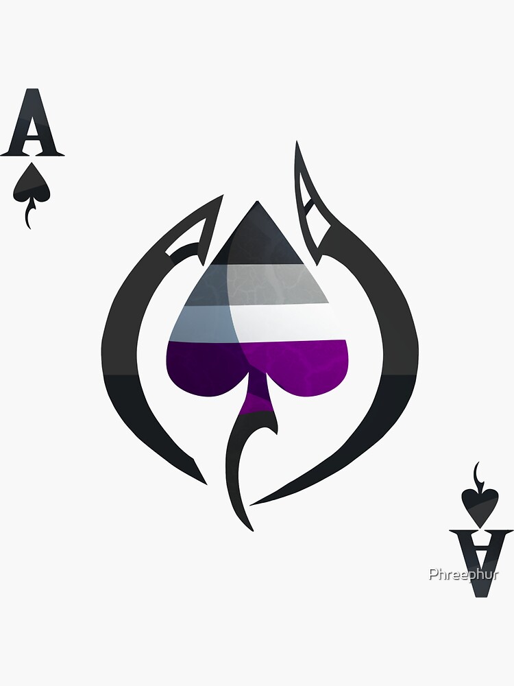 "Ace in Spades Pride" Sticker for Sale by Phreephur Redbubble
