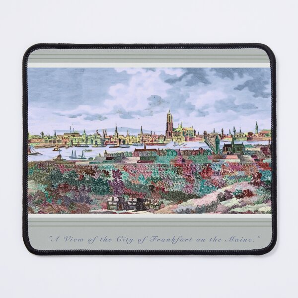 Item preview, "A View of the City of Frankfort on the Maine." designed and sold by Malcolm Walker.