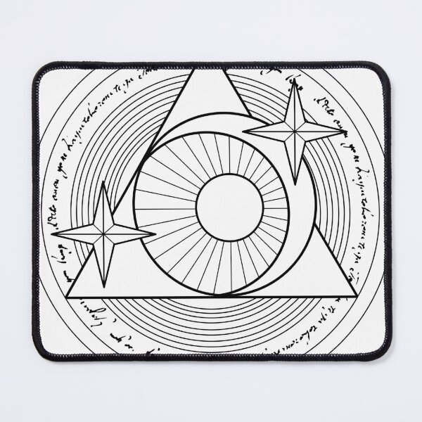 Item preview, Moon and Stars Black Line Magic Circle designed and sold by Saanis.