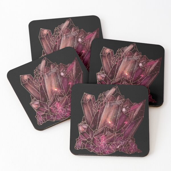 Item preview, Crimson galaxy crystals designed and sold by ElementalEmbers.