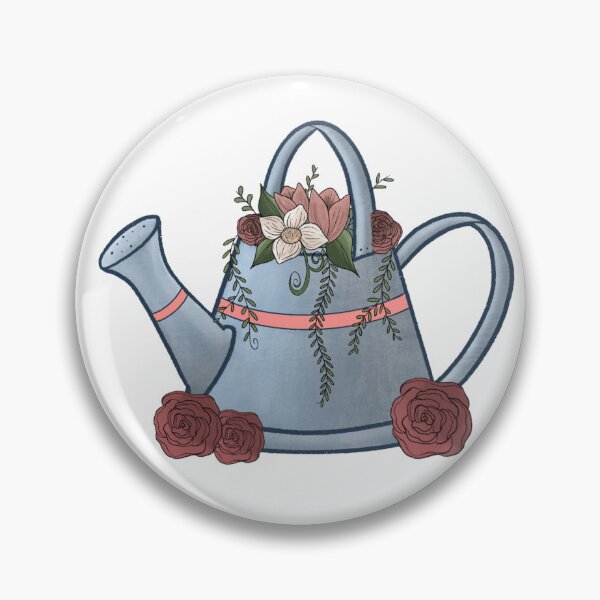 Aperçu de l'œuvre Arrosoir floral créée et vendue par CreationCarson.