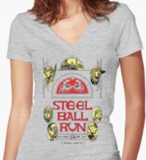 Steel Ball Run #24 Fitted V-Neck T-Shirt