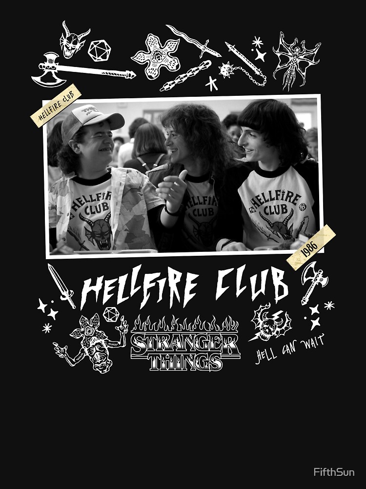 Hellfire Club Shirt, Stranger Things Graphic Tee – Birdhouse Design Studio,  LLC