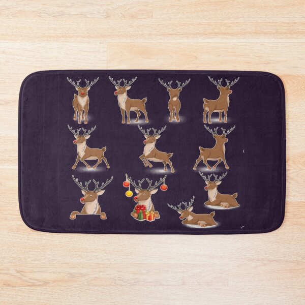 Item preview, Elk and deer are anticipating Christmas. designed and sold by california87.