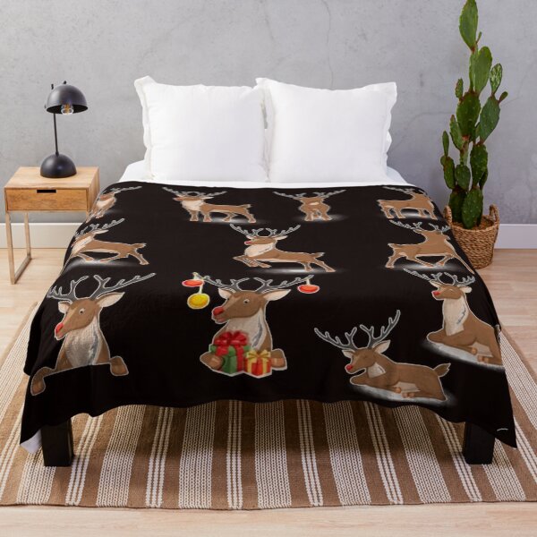 Item preview, Elk and deer are anticipating Christmas. designed and sold by california87.