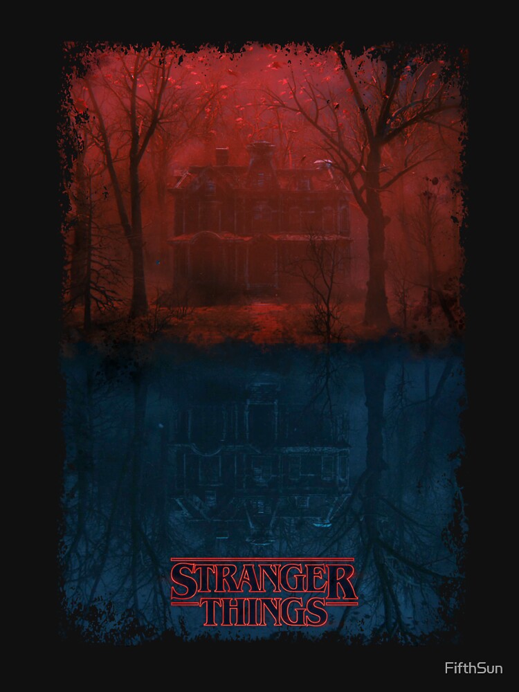 Discover Stranger Things 4 Creel Murder Mansion Upside Down Poster | Essential T-Shirt 