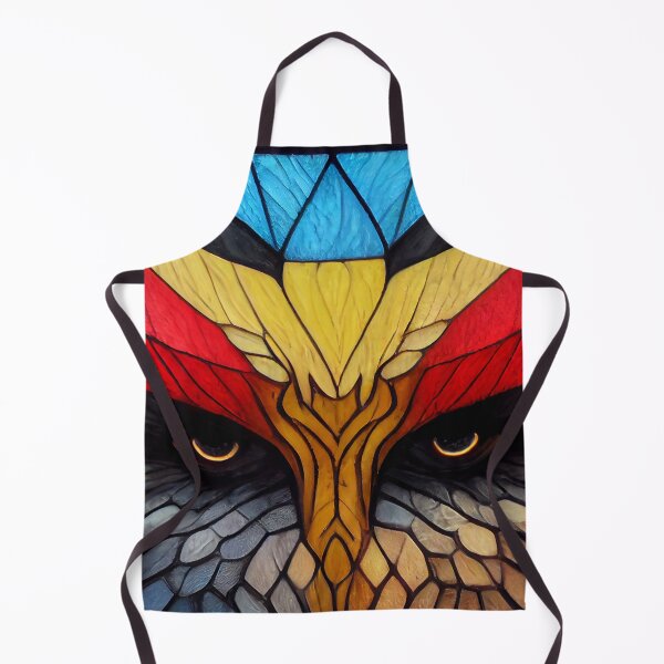 Item preview, Stained Glass Eagle Face - 2 designed and sold by MrVPhotography.