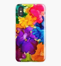 Tropical Explosion Original Alcohol Ink Artwork iPhone Case