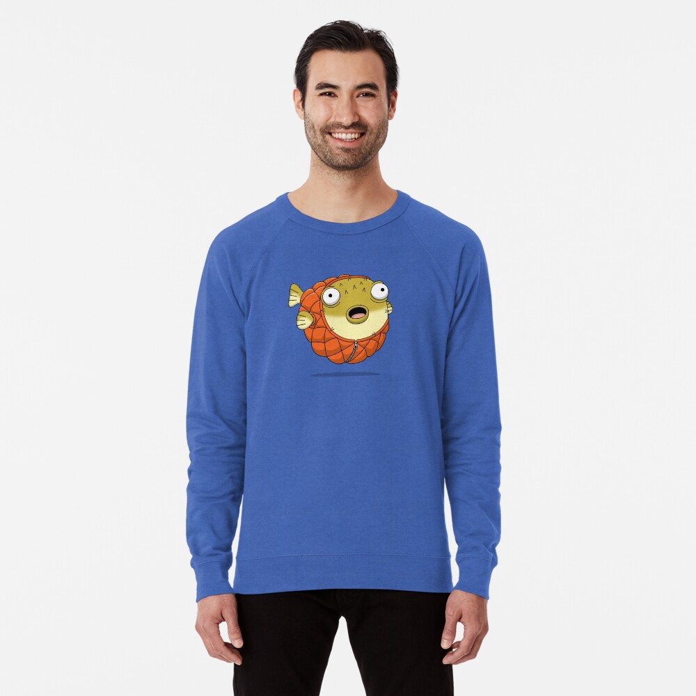Puffer fish Lightweight Sweatshirt