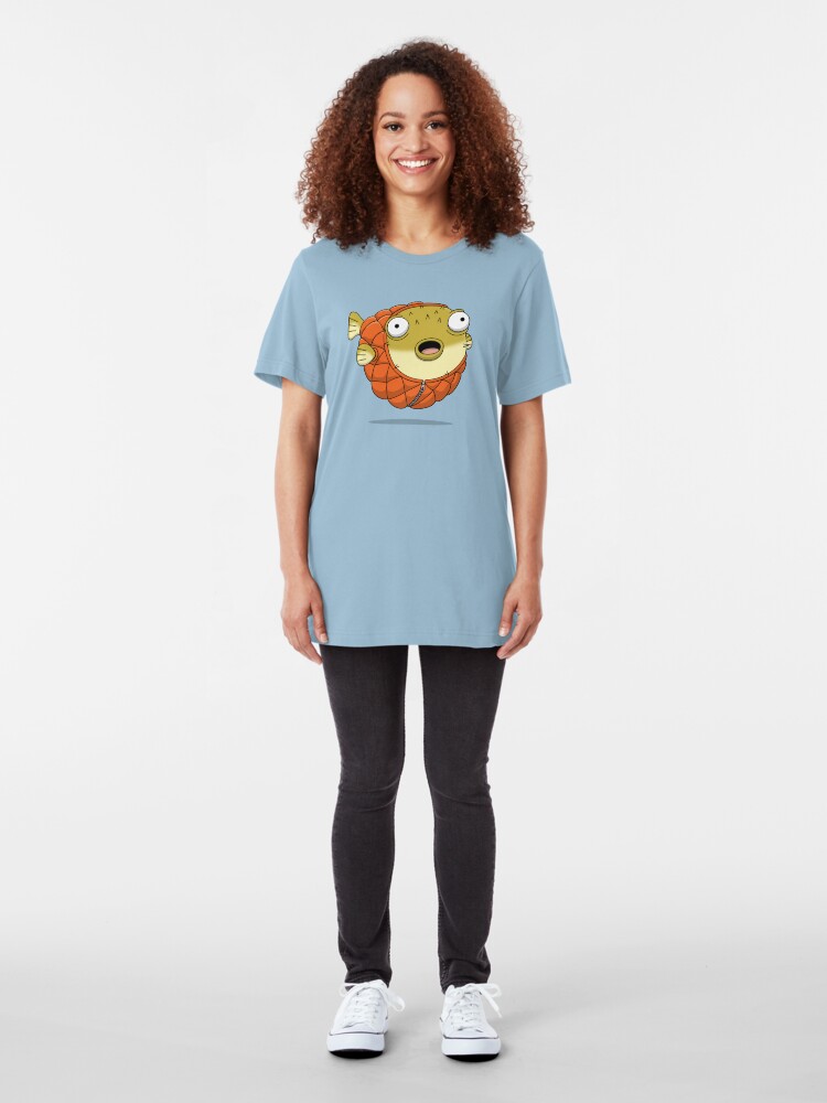 Alternate view of Puffer fish Slim Fit T-Shirt