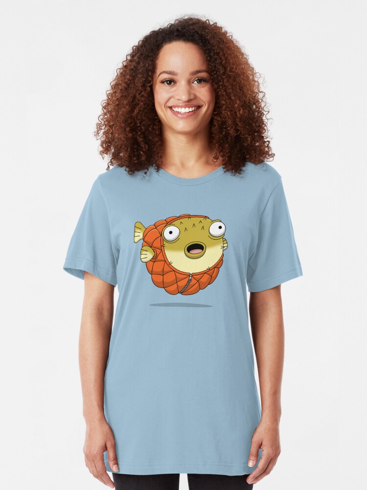 Alternate view of Puffer fish Slim Fit T-Shirt