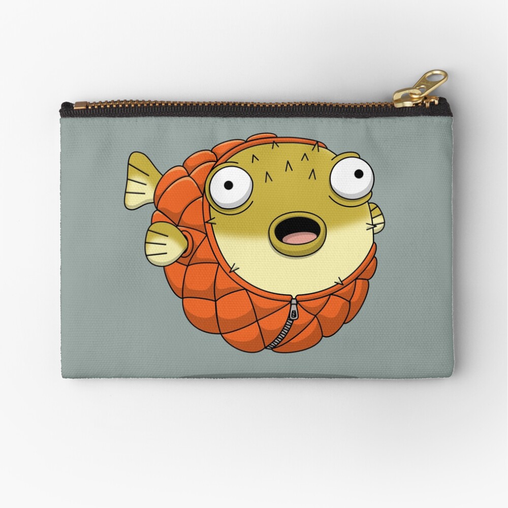 Puffer fish Zipper Pouch