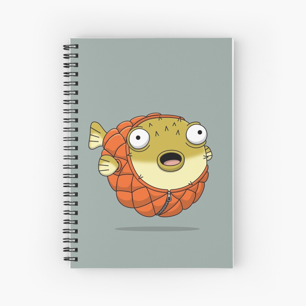 Puffer fish Spiral Notebook