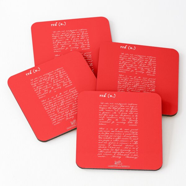 Item preview, Red Color Etymology - Etymonline Online Etymology History designed and sold by Talia Felix.