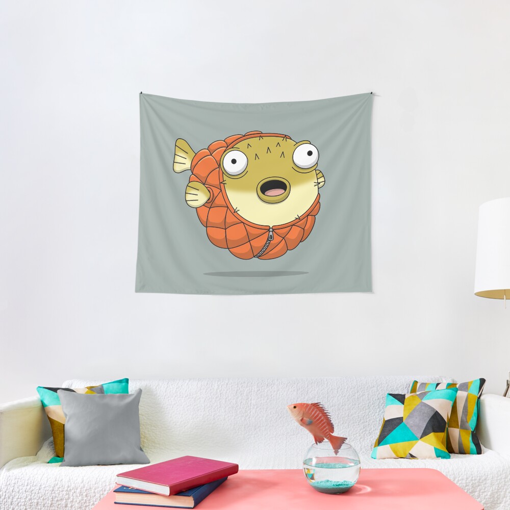 Puffer fish Tapestry