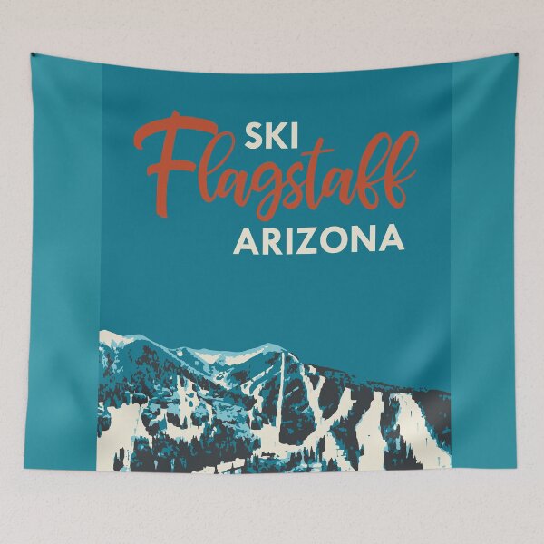 Item preview, Ski Flagstaff Vintage Poster designed and sold by ROEDERcraft.