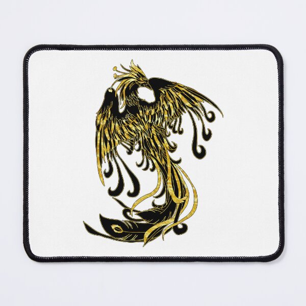 Item preview, Gold and Black Phoenix Rising from the Ashes designed and sold by LaRoach Digital Arts.