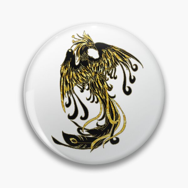 Item preview, Gold and Black Phoenix Rising from the Ashes designed and sold by LaRoach Digital Arts.