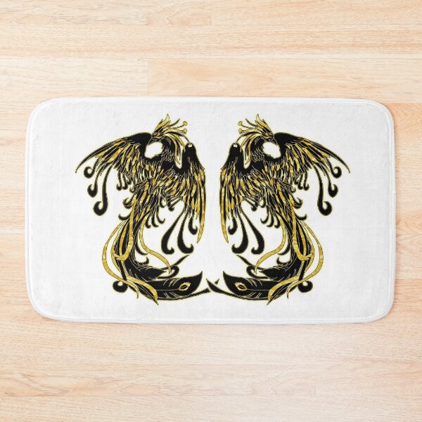 Item preview, Gold and Black Phoenix Rising from the Ashes designed and sold by LaRoach Digital Arts.