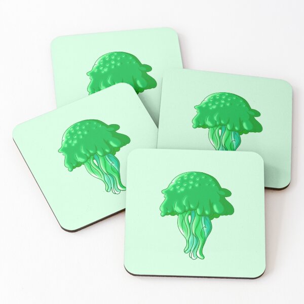 Item preview, Green Jellyfish designed and sold by TheFoxyWolfShop.