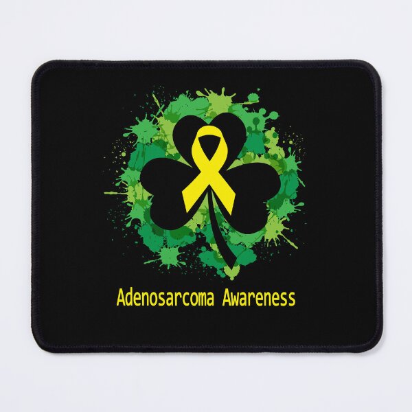 Item preview, Adenosarcoma Awareness Clover Ribbon Happy Patricks Day Support Adenosarcoma Warrior Gifts designed and sold by Tammyilaria.