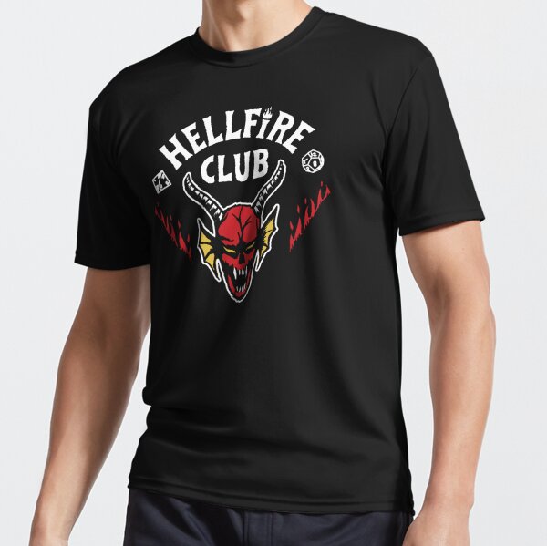 Stranger Things - Hellfire Club Baseball T-Shirt - Shirtstore