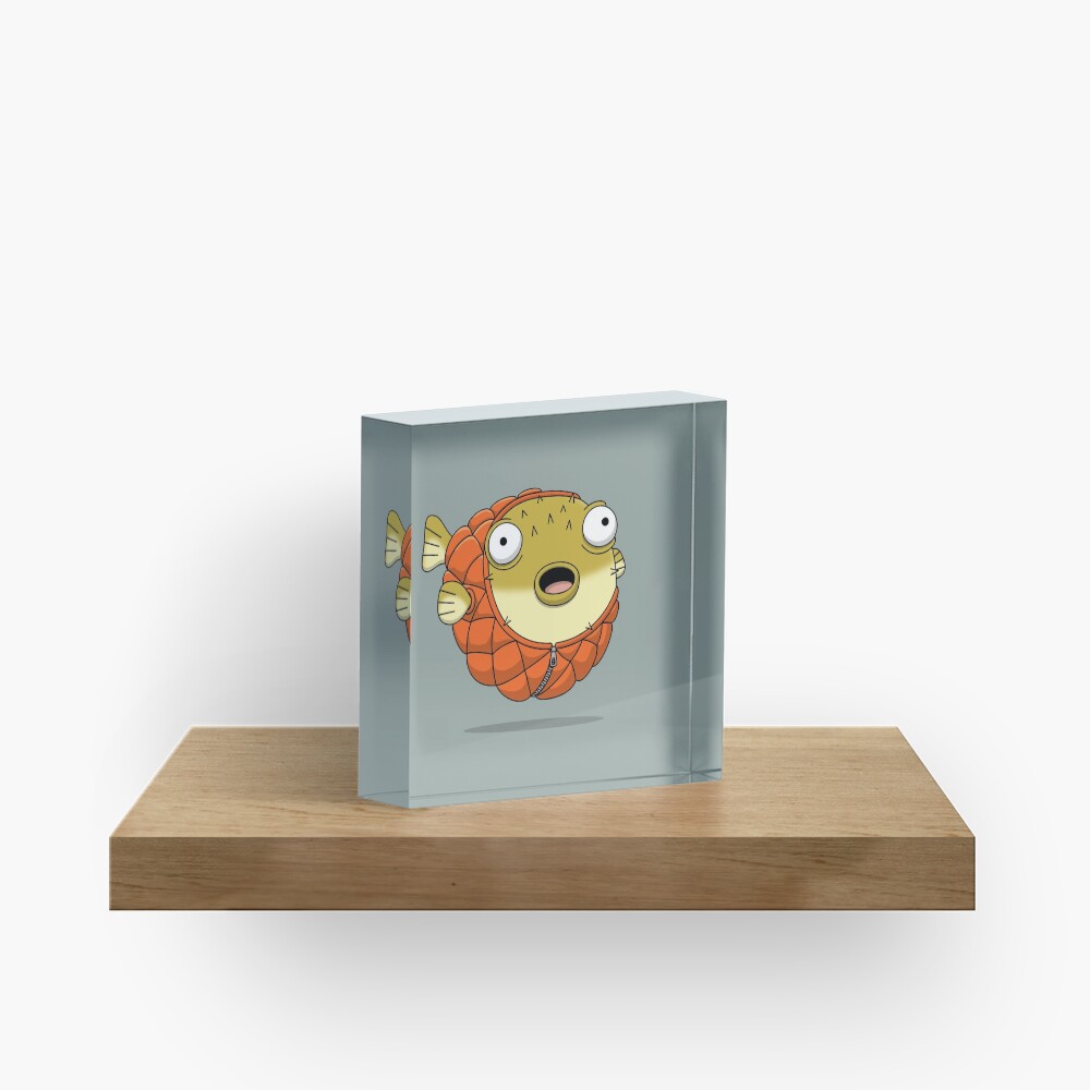 Puffer fish Acrylic Block
