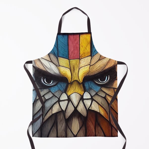 Item preview, Stained Glass Eagle Face - 3 designed and sold by MrVPhotography.