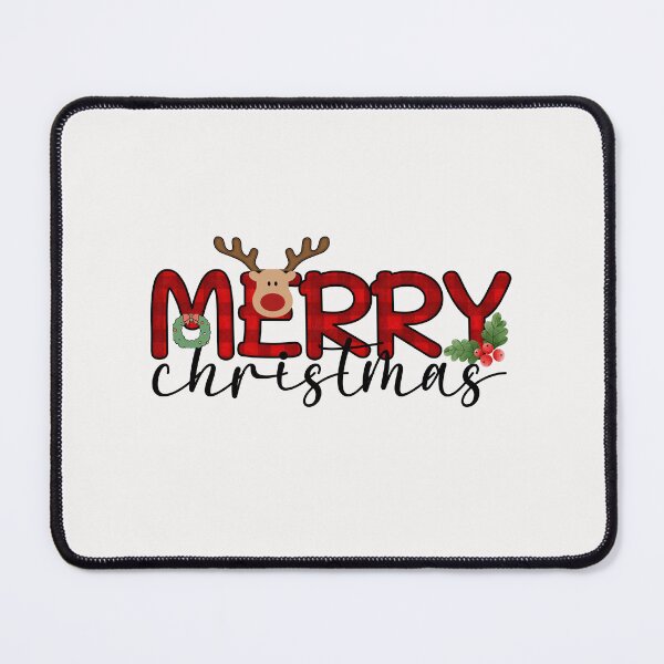 Item preview, Cute Merry Christmas Typography designed and sold by HappyLifeCreate.