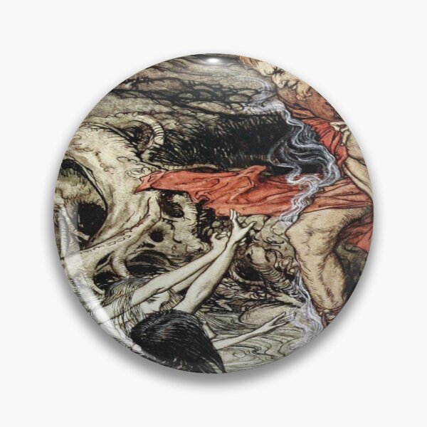 Artikelvorschau, Rheingold und die Walküre - Vintage Illustration von Arthur Rackham entworfen und verkauft von beoverpowered.