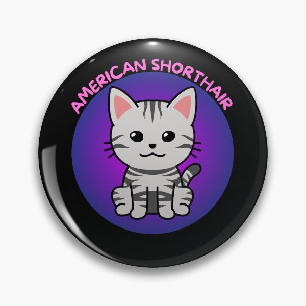 Item preview, American Shorthair Happy designed and sold by The Love Quill.