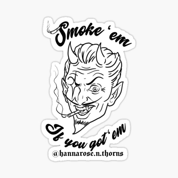 Devils Vices-Smokin’ Sticker