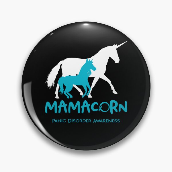 Item preview, Panic Disorder Awareness Mama Unicorn Mamacorn Support Panic Disorder Warrior  designed and sold by RunningShop.