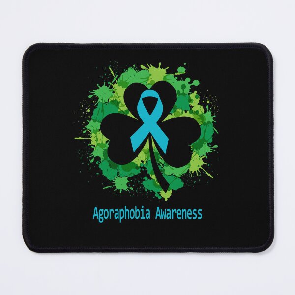 Item preview, Agoraphobia Awareness Clover Ribbon Happy Patricks Day Support Agoraphobia Warrior Gifts designed and sold by Tammyilaria.