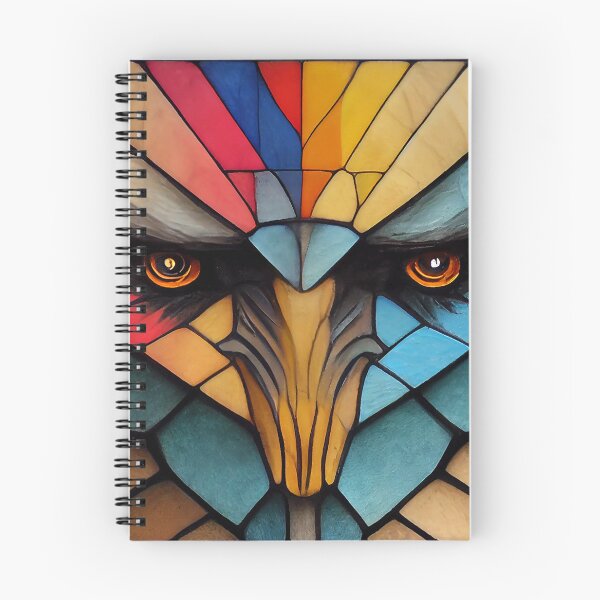 Item preview, Stained Glass Eagle Face - 4 designed and sold by MrVPhotography.