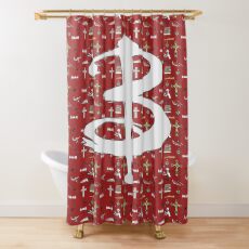 buffy pattern Shower Curtain