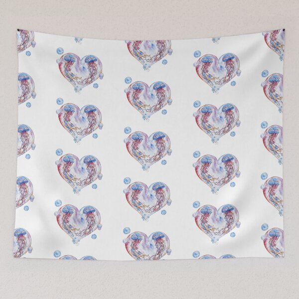 Item preview, Valentine's Day jellyfish designed and sold by AmandinePruvot.