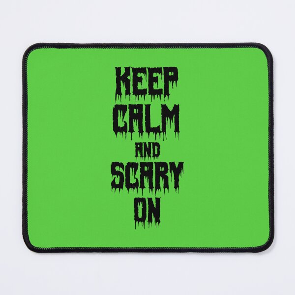 Item preview, Keep Calm And Scary On. Halloween Quote, Halloween Theme, Spooky Vibes designed and sold by DesignHouse07.