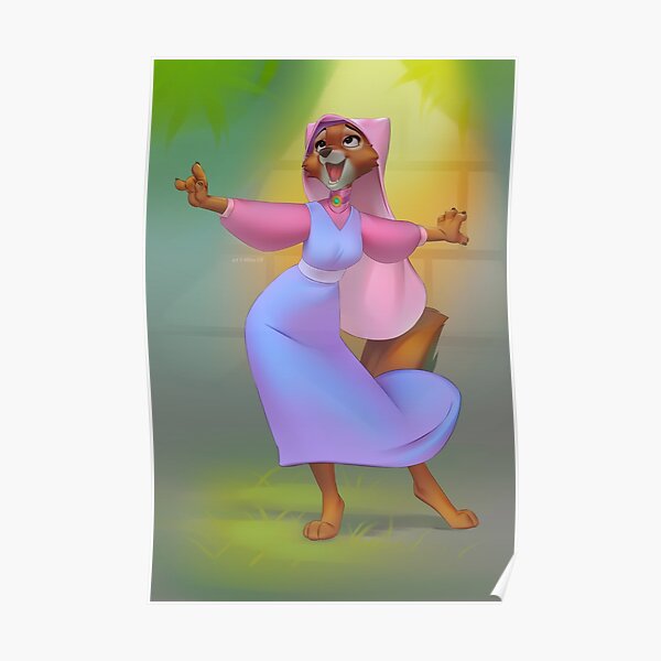 Maid Marion (shaded) Poster