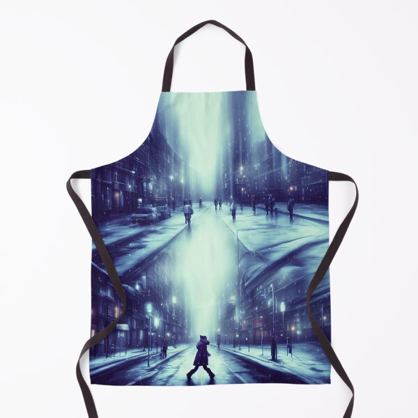 Item preview, Walking through the streets of a city on a cold winter day designed and sold by Dicoart.