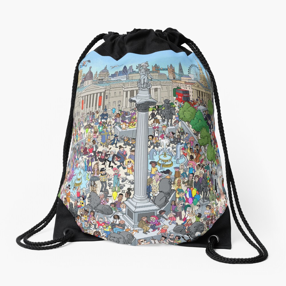 Item preview, Drawstring Bag designed and sold by MrChuckles.