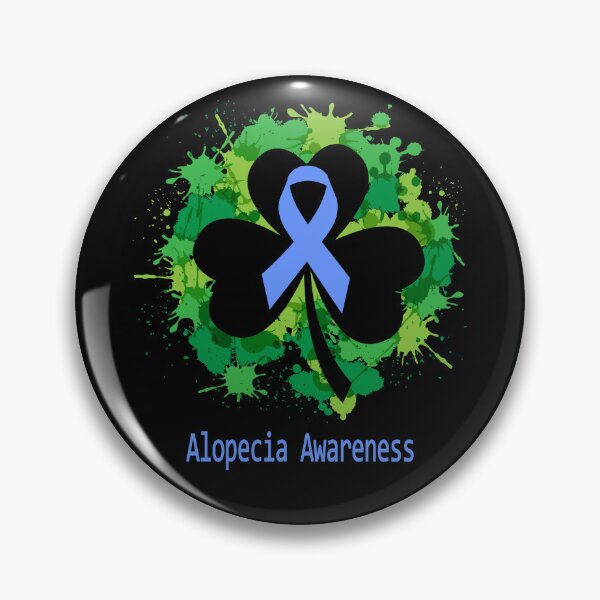 Item preview, Alopecia Awareness Clover Ribbon Happy Patricks Day Support Alopecia Warrior Gifts designed and sold by Tammyilaria.