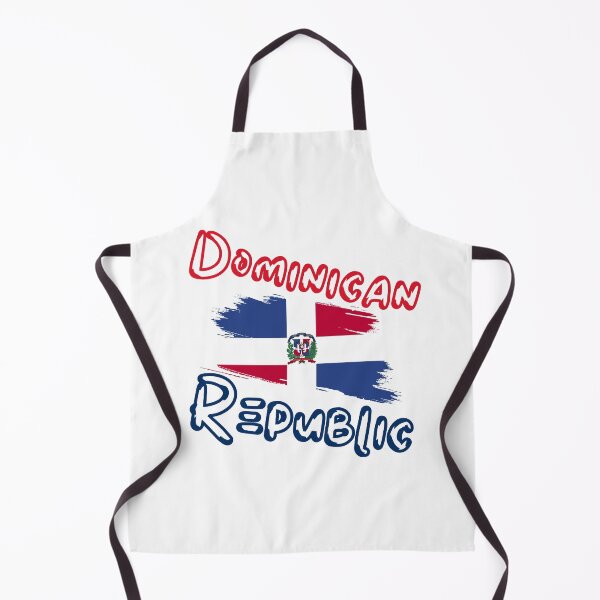 Item preview, Dominican Republic Flag with Red and Blue Letters designed and sold by taniastyle.