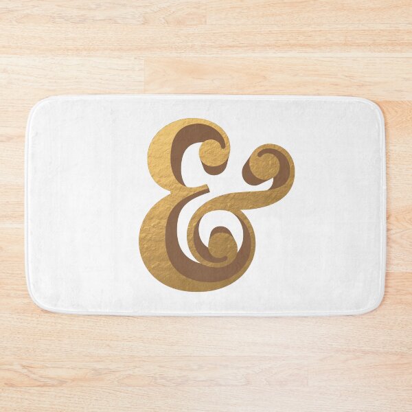Item preview, Gold Ampersand - 3D designed and sold by Elsy's Art.