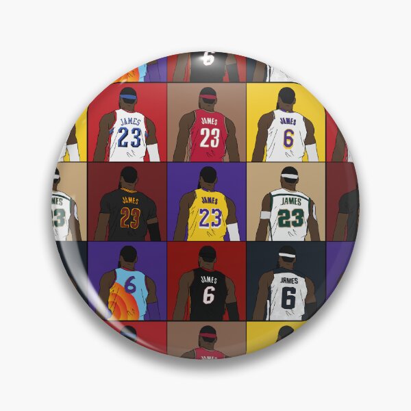 Aperçu de l'œuvre Grille LeBron James créée et vendue par RatTrapTees.