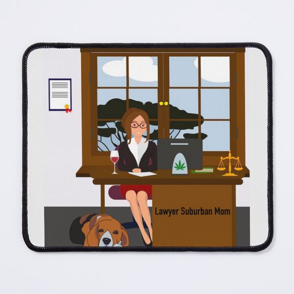 Item preview, Lawyer Suburban Mom designed and sold by emilyaronn.