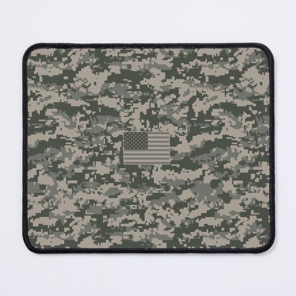 Item preview, OD Green Digital Camouflage design with USA flag designed and sold by RichDesignPro.