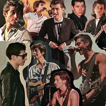 Artwork thumbnail, Alex Turner Arctic Monkeys Collage by melodiesart
