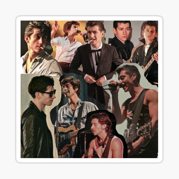 Alex Turner Arctic Monkeys Collage Sticker
