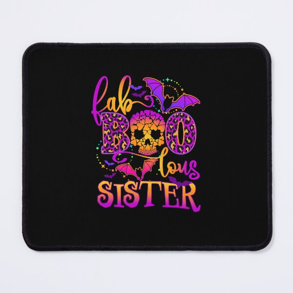 Item preview, Faboolous Sister Halloween Skull and Bats designed and sold by HoneyHue.